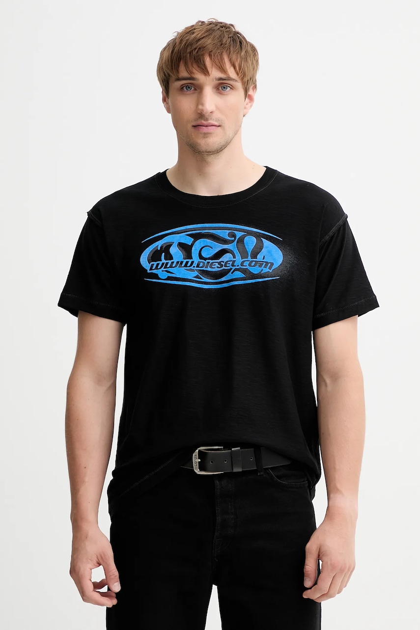 Bavlněné tričko Diesel T-NORM-T1