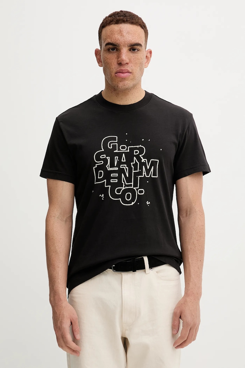 Bavlněné tričko G-Star HD print