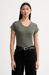 Bavlněné tričko G-Star Overdyed eyben slim 2.0