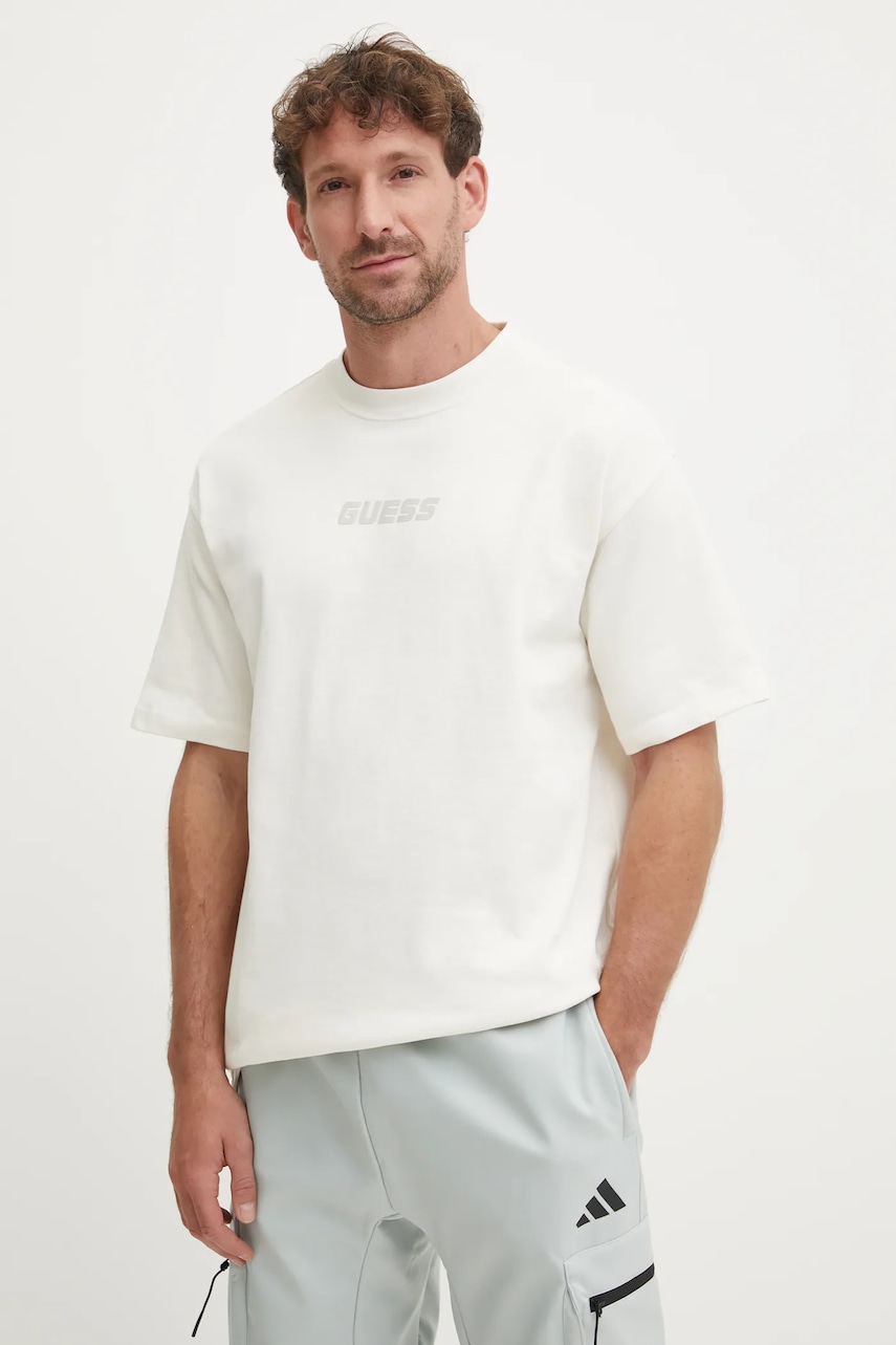 Bavlněné tričko Guess DALIM