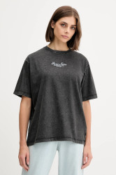 Bavlněné tričko Guess Jeans dámské, černá barva, W5YI25 K8HM0