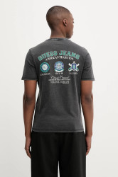 Bavlněné tričko Guess Jeans pánské, šedá barva, M5YI04 K8HM0