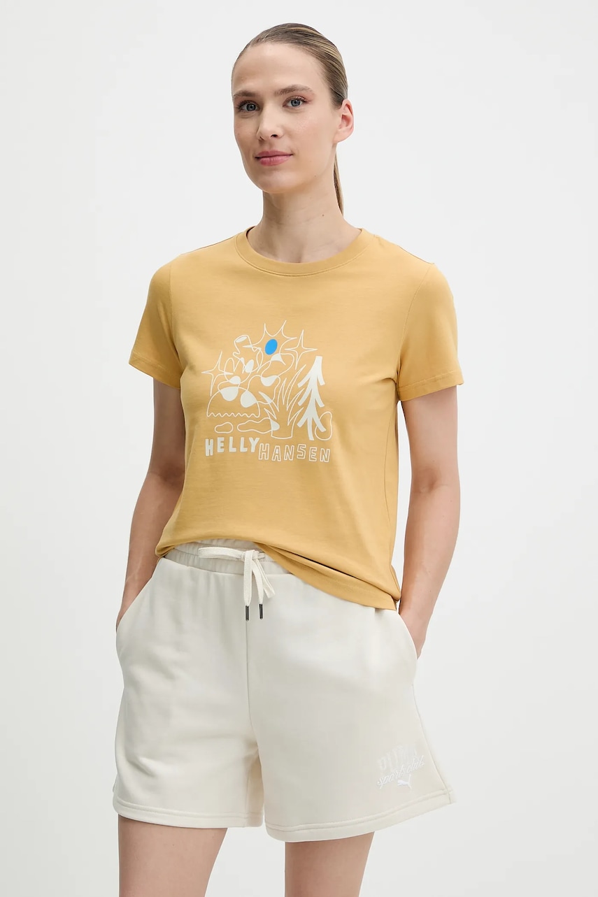 Bavlněné tričko Helly Hansen MASSIF GRAPHIC