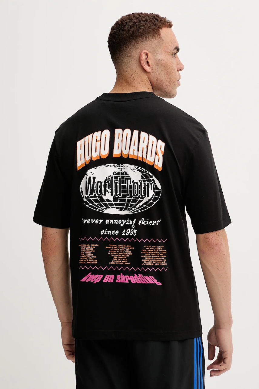 Bavlněné tričko Hugo Blue Nartupix