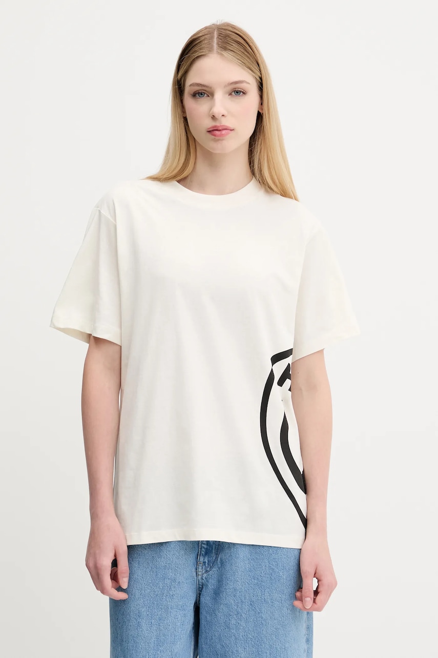 Bavlněné tričko Hugo Blue Vintage Tee_B_5