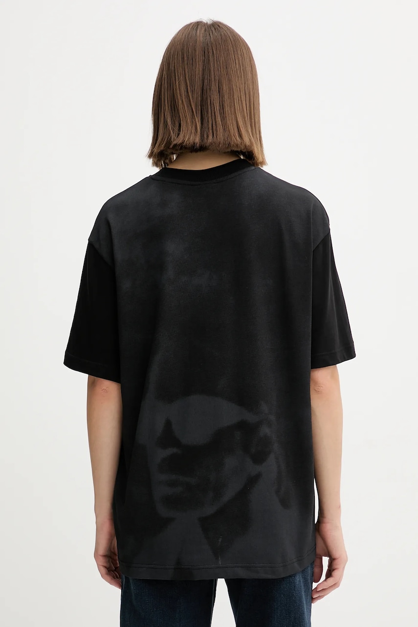 Bavlněné tričko Karl Lagerfeld Jeans dámské, černá barva, A4W17096