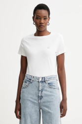 Bavlněné tričko Kenzo dámské, bílá barva, FF62TS2584SO