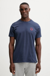 Bavlněné tričko LA Sportiva Circle Logo pánské, tmavomodrá barva, s potiskem, ZACT189