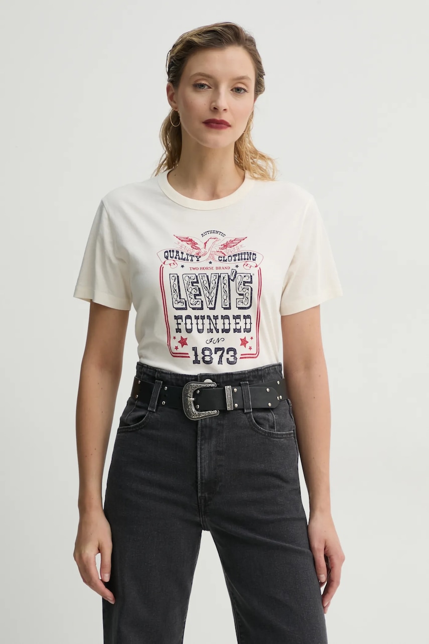 Bavlněné tričko Levi's GRAPHIC ICONIC TEE