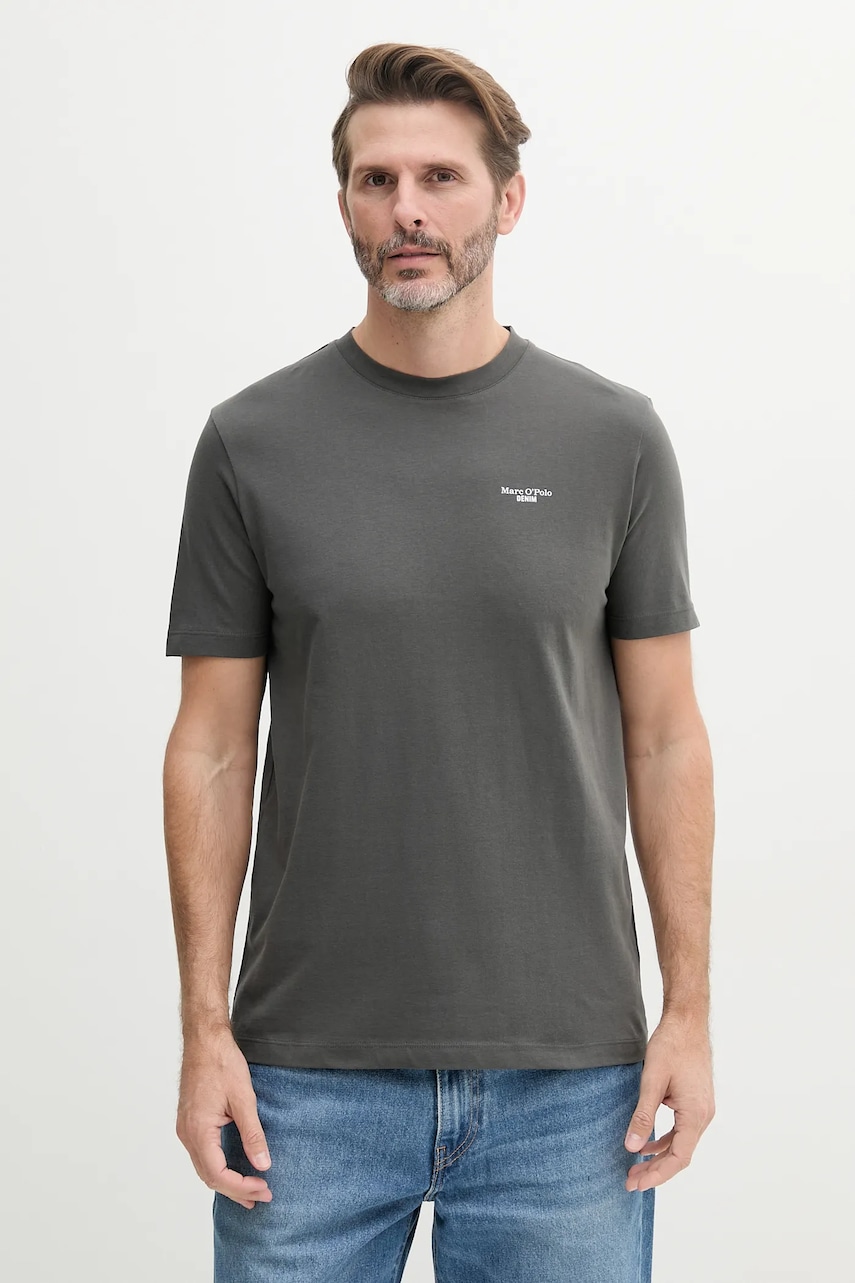 Bavlněné tričko Marc O'Polo 2-pack pánské, zelená barva, 5000006181