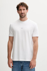Bavlněné tričko Marc O'Polo pánské, bílá barva, s potiskem, 5000006275