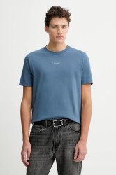 Bavlněné tričko Marc O'Polo pánské, modrá barva, s potiskem, 620201251382