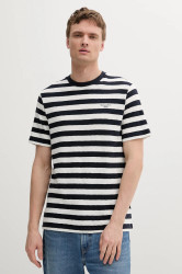 Bavlněné tričko Marc O'Polo pánské, tmavomodrá barva, 5000007222