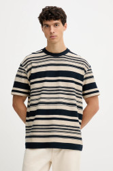 Bavlněné tričko Marc O'Polo pánské, tmavomodrá barva, 528307551200