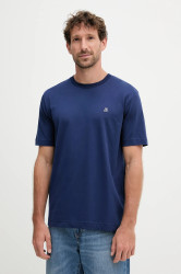 Bavlněné tričko Marc O'Polo pánské, tmavomodrá barva, s potiskem, 526201251054