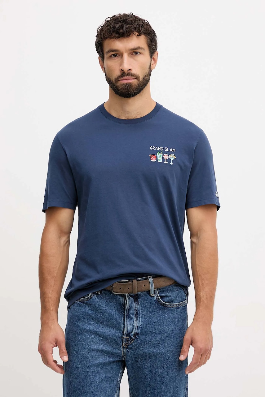 Bavlněné tričko MC2 Saint Barth