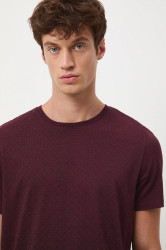 Bavlněné tričko Medicine pánské, vínová barva