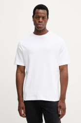 Bavlněné tričko Mos Mosh DARREN pánské, bílá barva, 508280