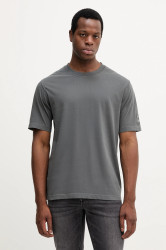 Bavlněné tričko Mos Mosh pánské, šedá barva, 507190
