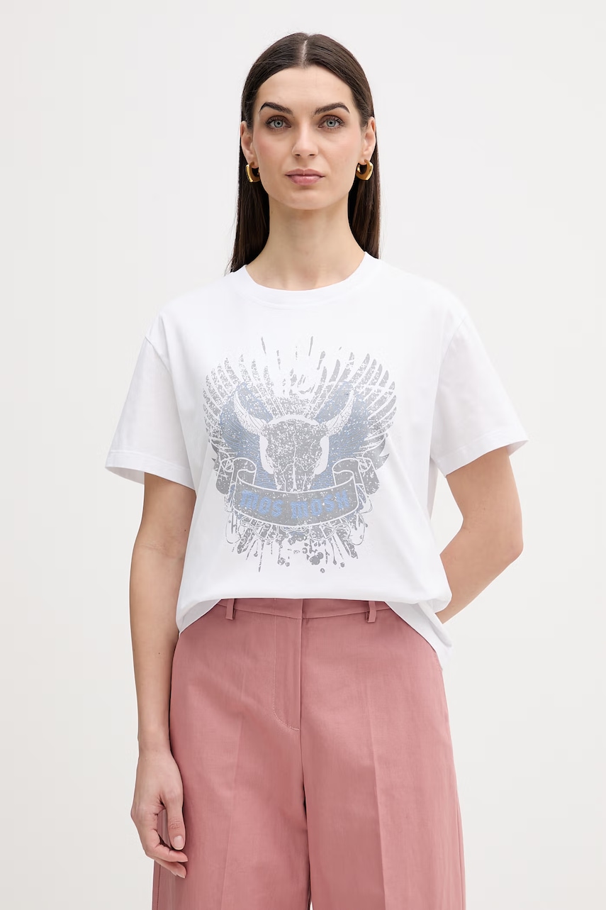 Bavlněné tričko Mos Mosh Washa