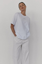 Bavlněné tričko MUUV. SAD GENERATION WITH HAPPY PICTURES