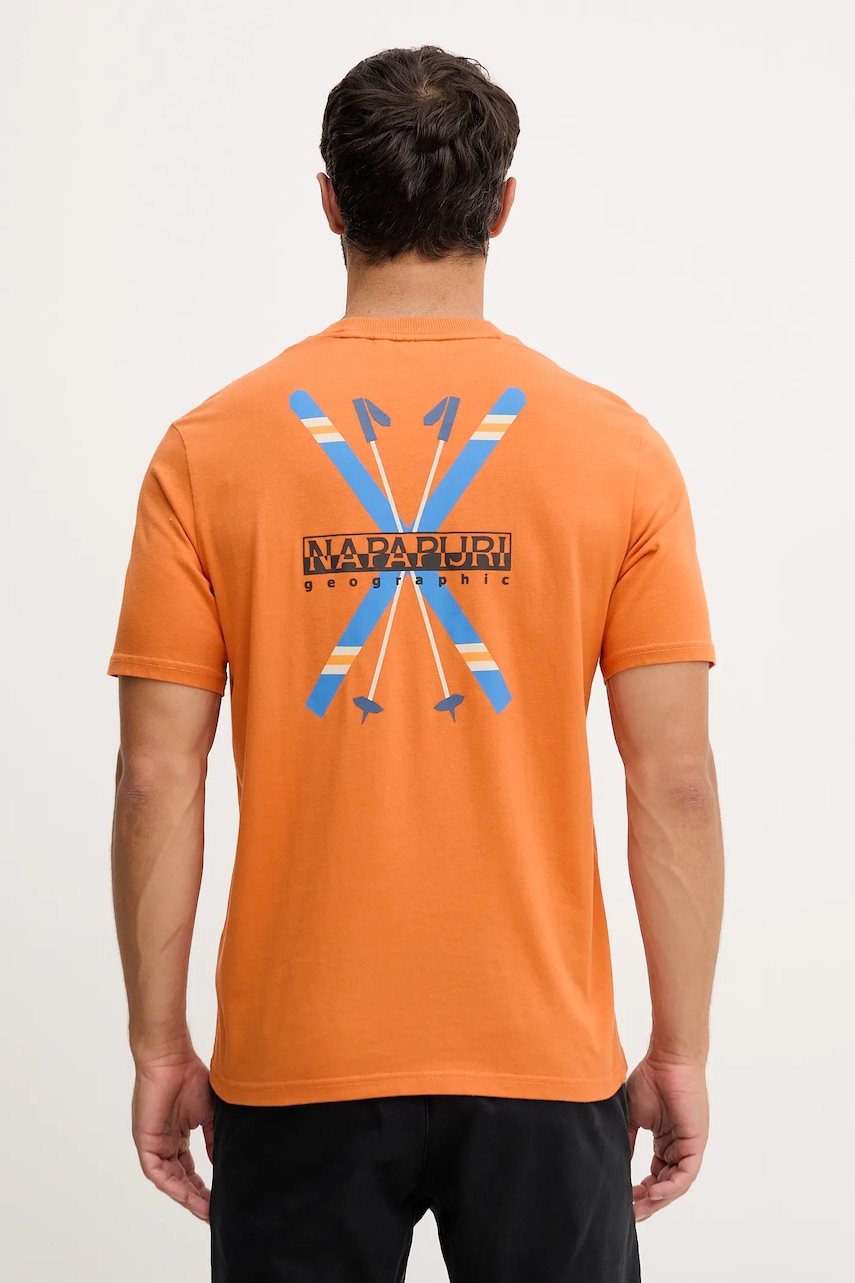 Bavlněné tričko Napapijri S-Fiemme