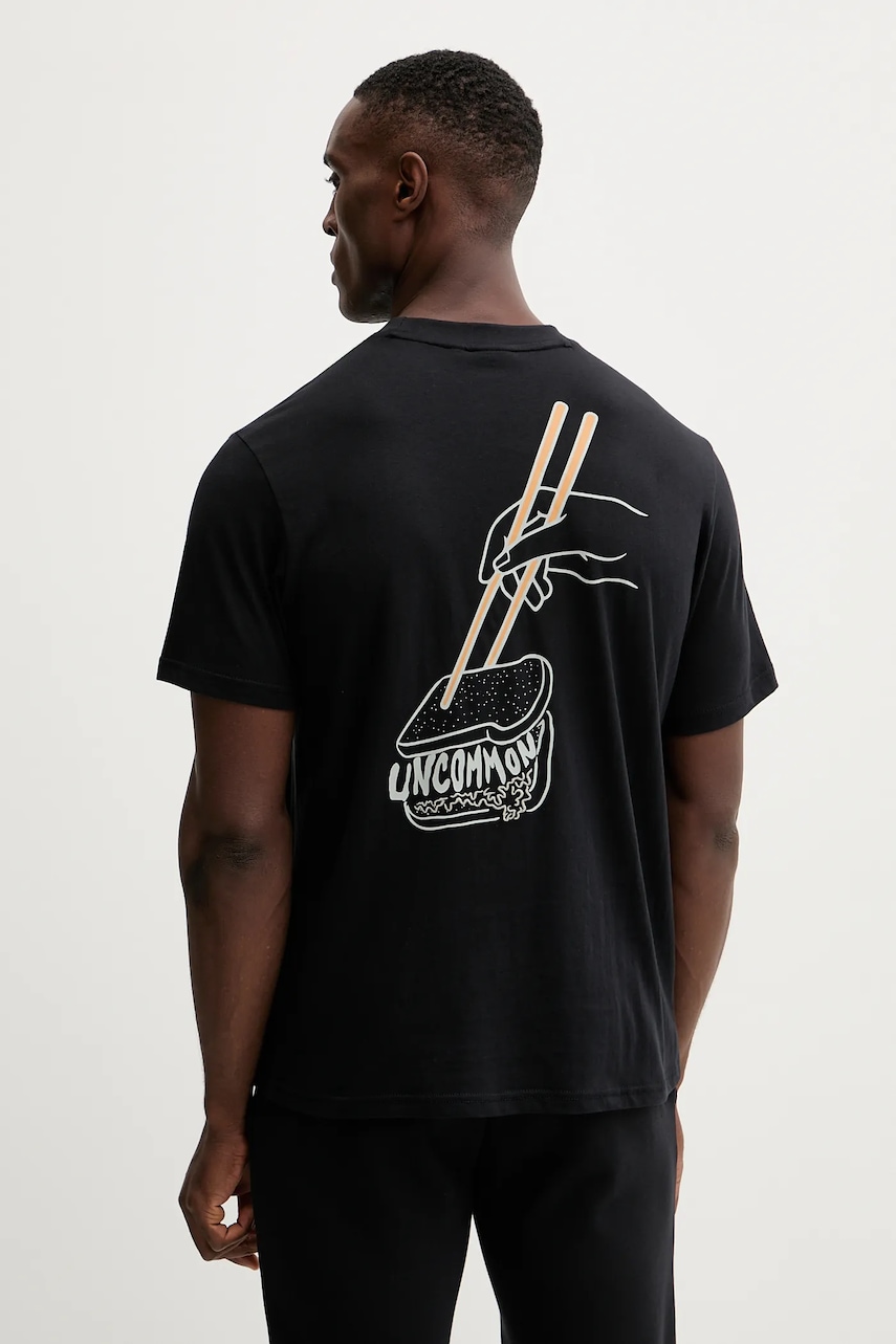 Bavlněné tričko Napapijri S-Yukis pánské, černá barva, s potiskem, NP0A89259411