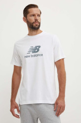 Bavlněné tričko New Balance Essentials Cotton