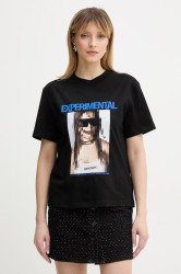 Bavlněné tričko Patrizia Pepe