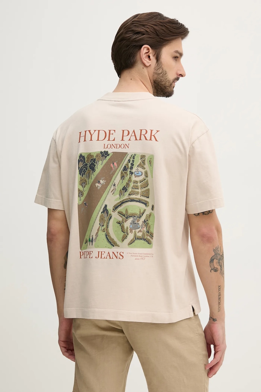 Bavlněné tričko Pepe Jeans DUSTER TEE