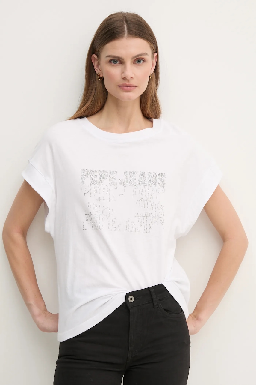 Bavlněné tričko Pepe Jeans LIRA