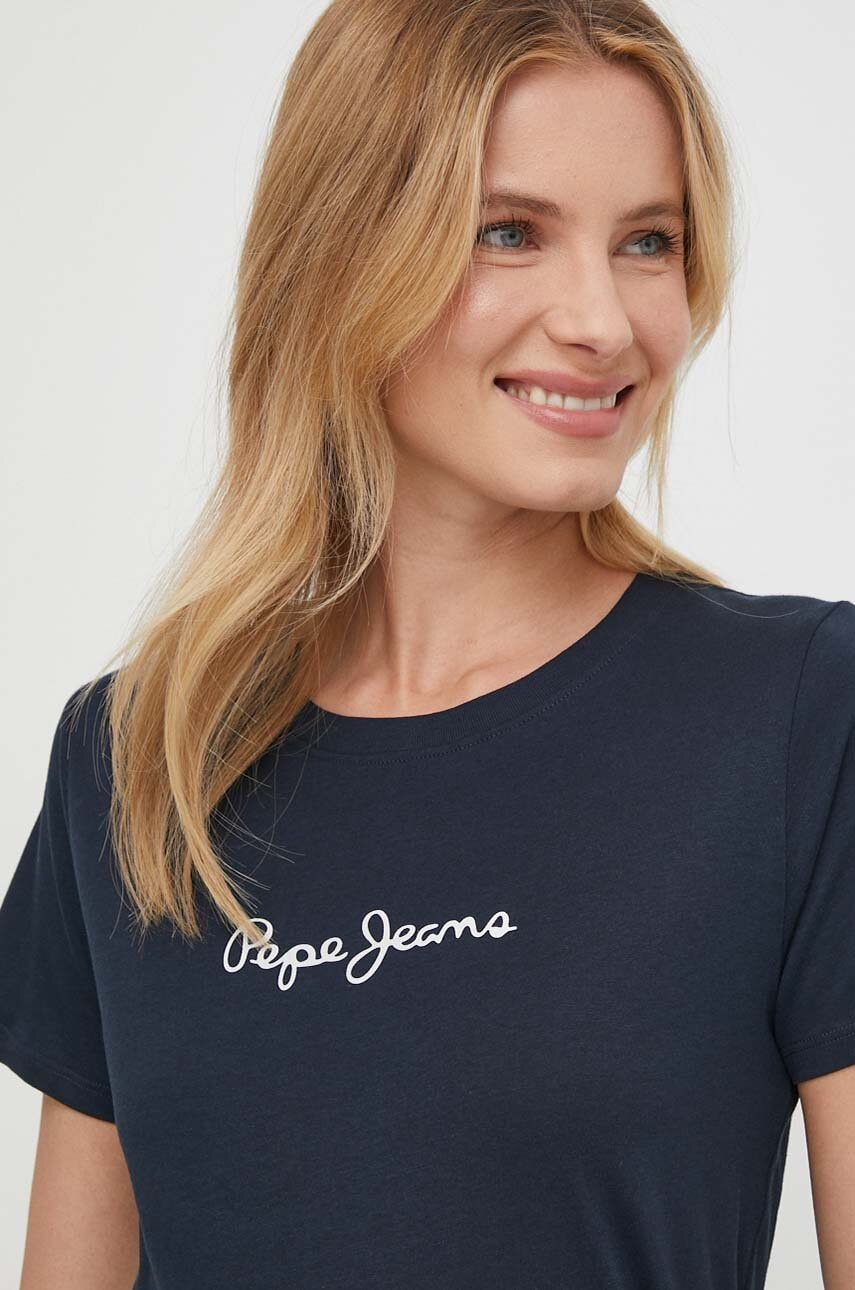 Bavlněné tričko Pepe Jeans LORETTE