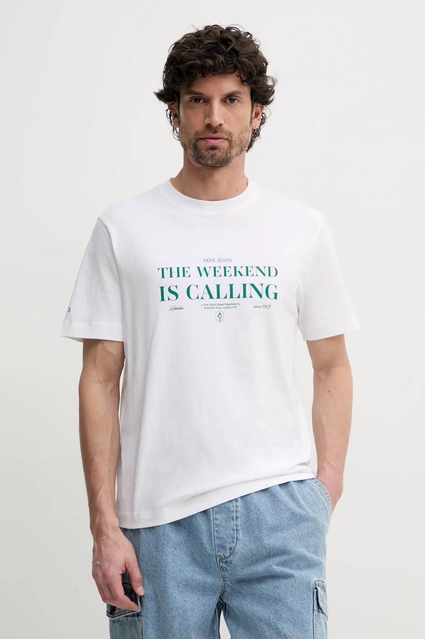 Bavlněné tričko Pepe Jeans PALMER