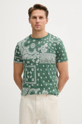 Bavlněné tričko Polo Ralph Lauren pánské, zelená barva, 710974593