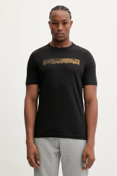 Bavlněné tričko Puma pánské, černá barva, 688227