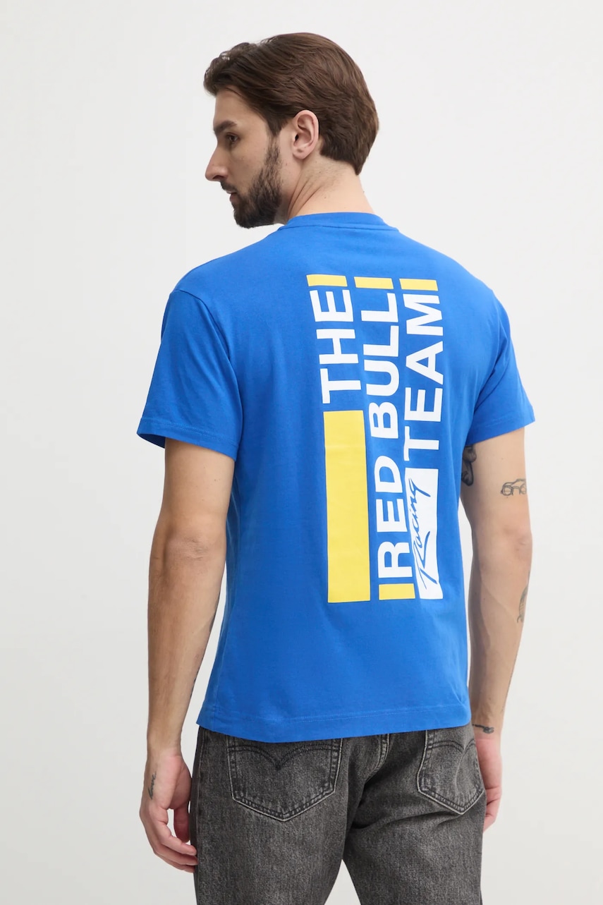 Bavlněné tričko Red Bull Racing x Pepe Jeans REDBULL TEAM TEE