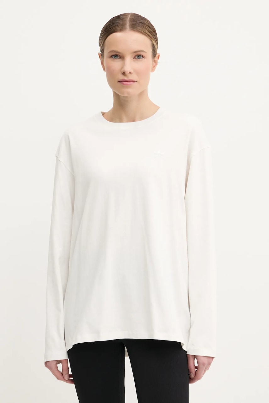 Bavlněné tričko s dlouhým rukávem adidas Originals Nelson