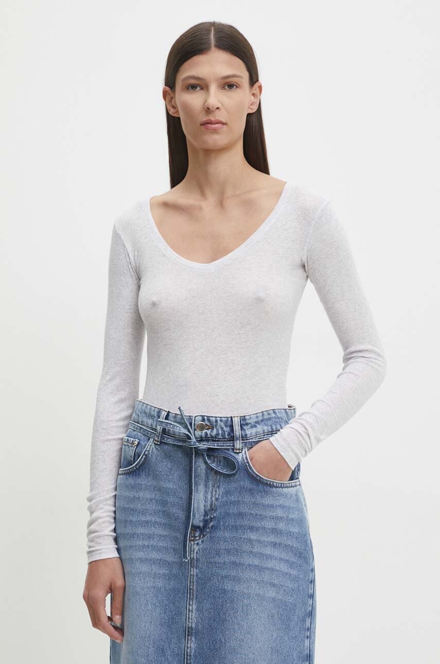 Bavlněné tričko s dlouhým rukávem American Vintage