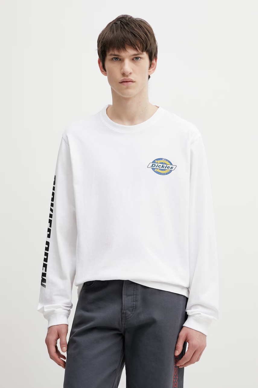 Bavlněné tričko s dlouhým rukávem Dickies