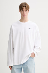 Bavlněné tričko s dlouhým rukávem G-Star Heavy jersey oversized
