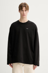 Bavlněné tričko s dlouhým rukávem G-Star Heavy jersey oversized