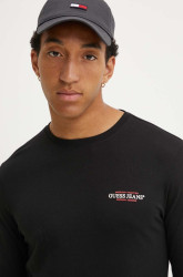 Bavlněné tričko s dlouhým rukávem Guess Jeans