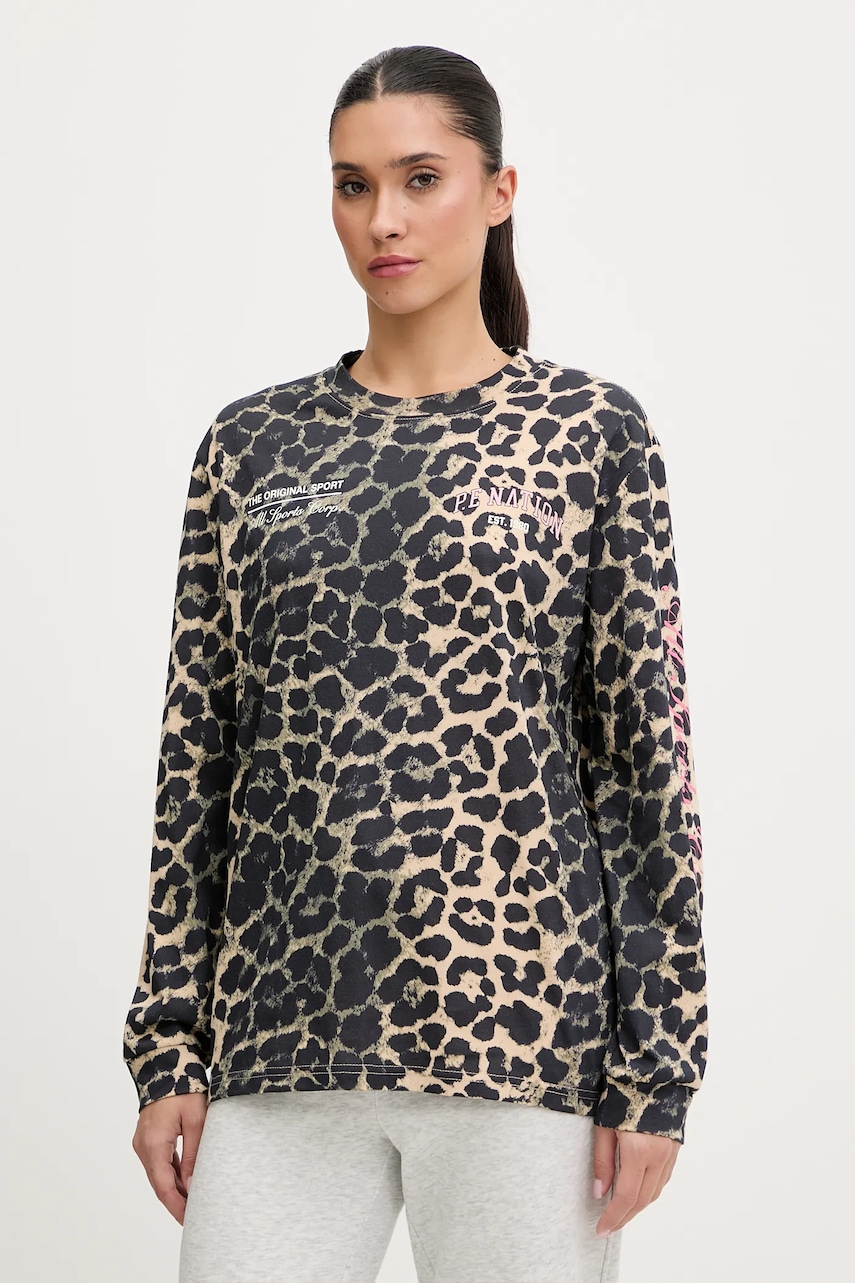 Bavlněné tričko s dlouhým rukávem P.E Nation