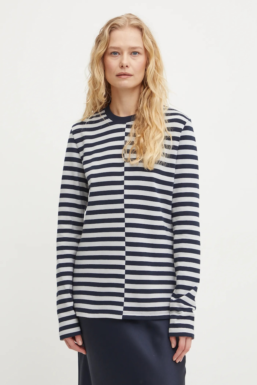 Bavlněné tričko s dlouhým rukávem Samsoe Samsoe SAAVERY