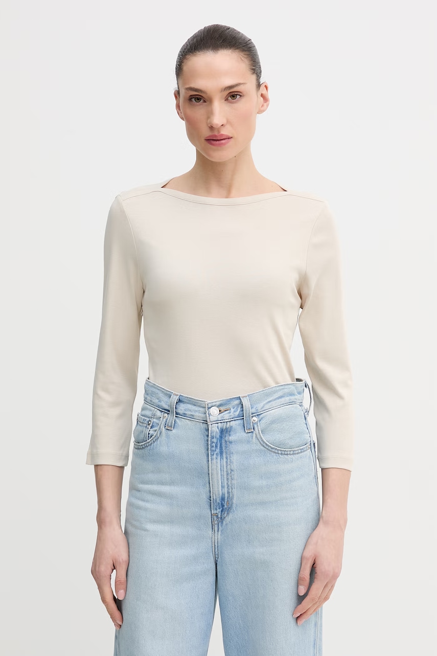 Bavlněné tričko s dlouhým rukávem United Colors of Benetton