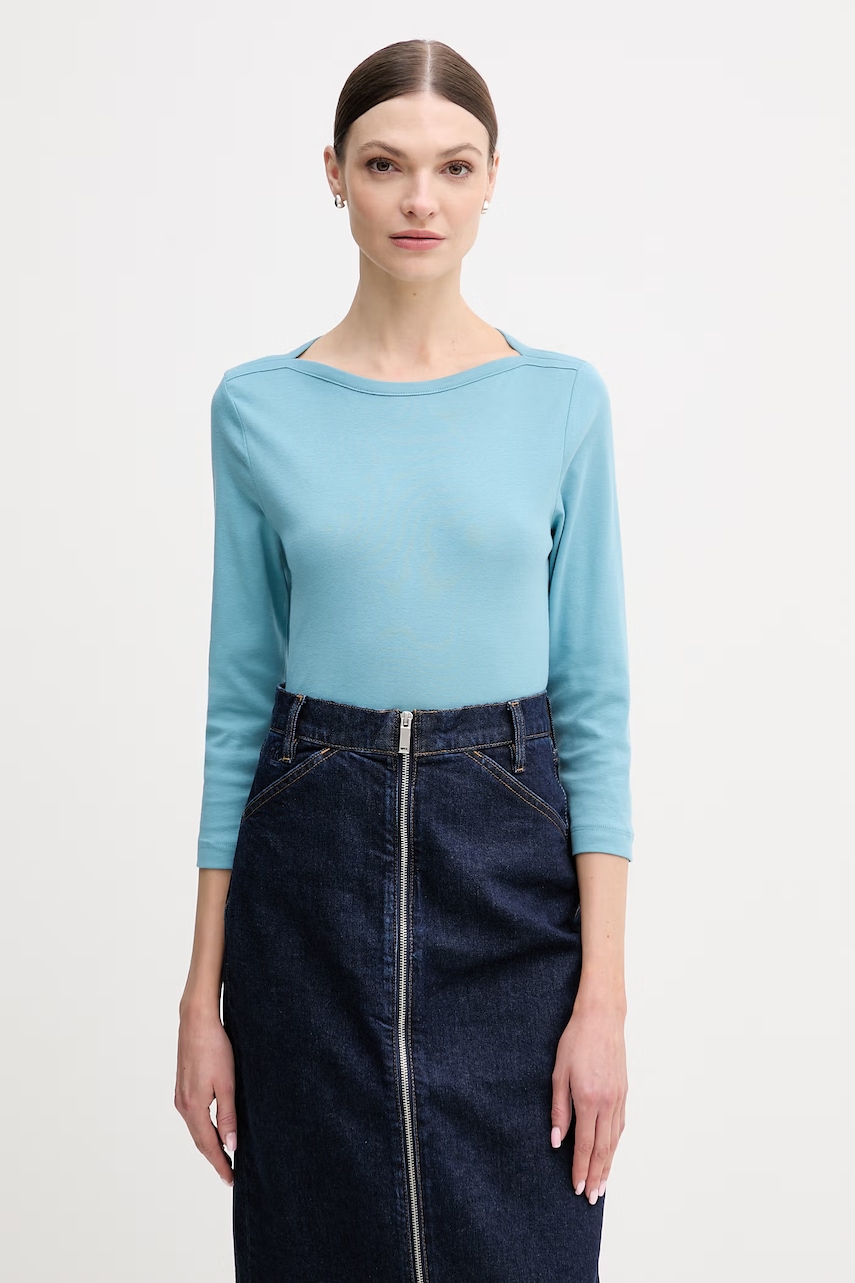 Bavlněné tričko s dlouhým rukávem United Colors of Benetton