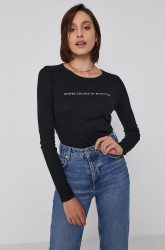 Bavlněné tričko s dlouhým rukávem United Colors of Benetton