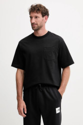Bavlněné tričko The North Face Dome Relaxed pánské, černá barva, NF0A8DYPJK31