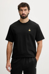 Bavlněné tričko The North Face Icon Mountain pánské, černá barva, s aplikací, NF0A8EU7JK31