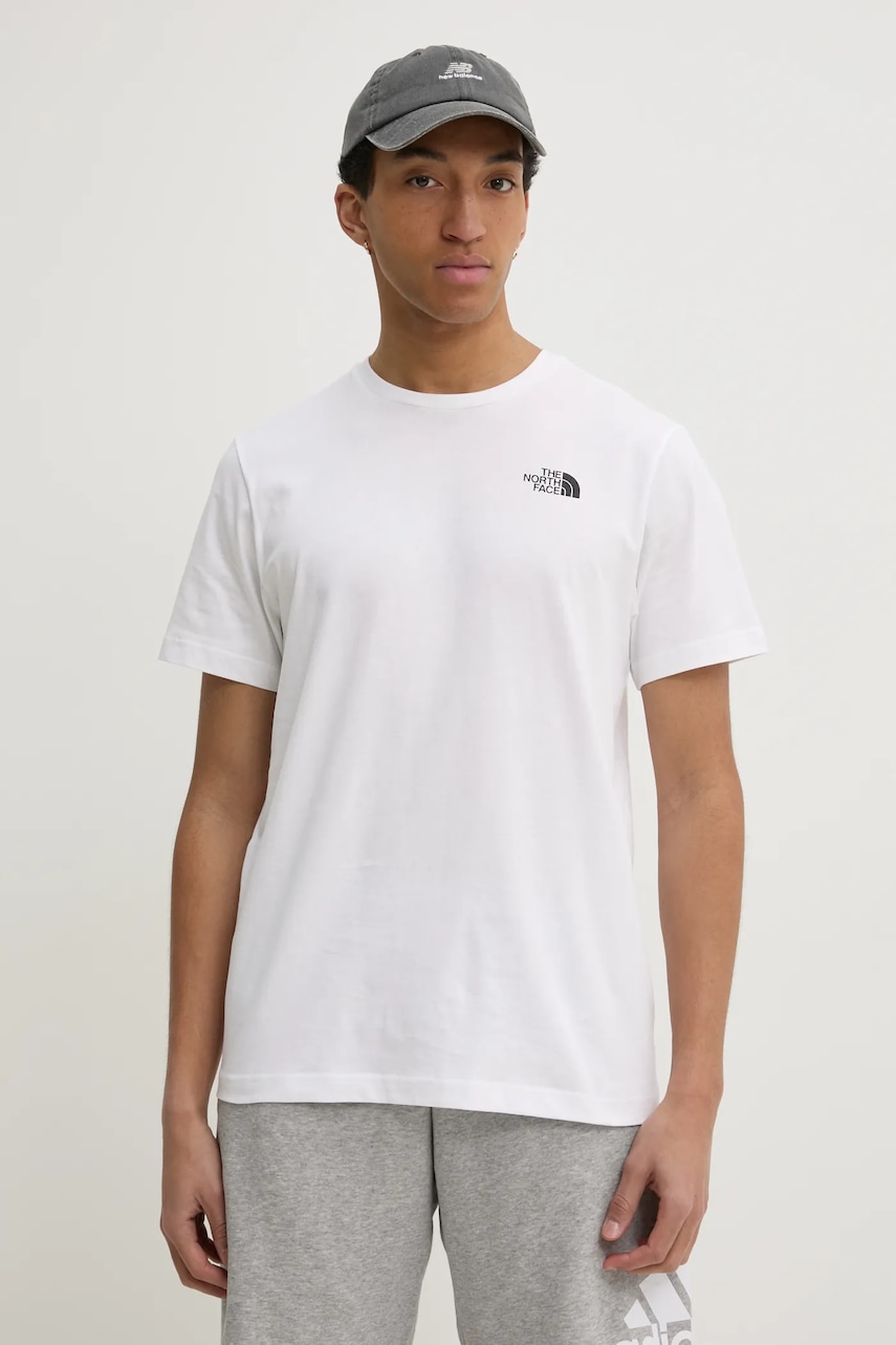 Bavlněné tričko The North Face M S/S Redbox Tee